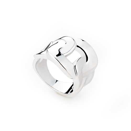 Gioielleria De Santis Marcello Pane Anello Groumette Piatta Classique MISURA 14