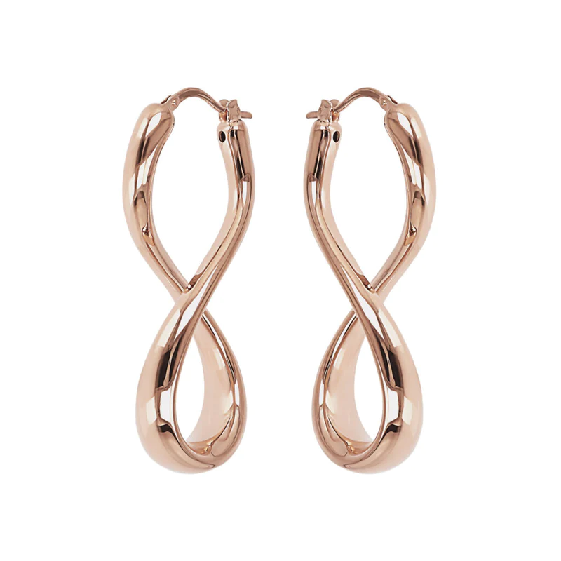 Gioielleria De Santis BRONZALLURE Orecchini Pendenti Forma Infinito Lucidi