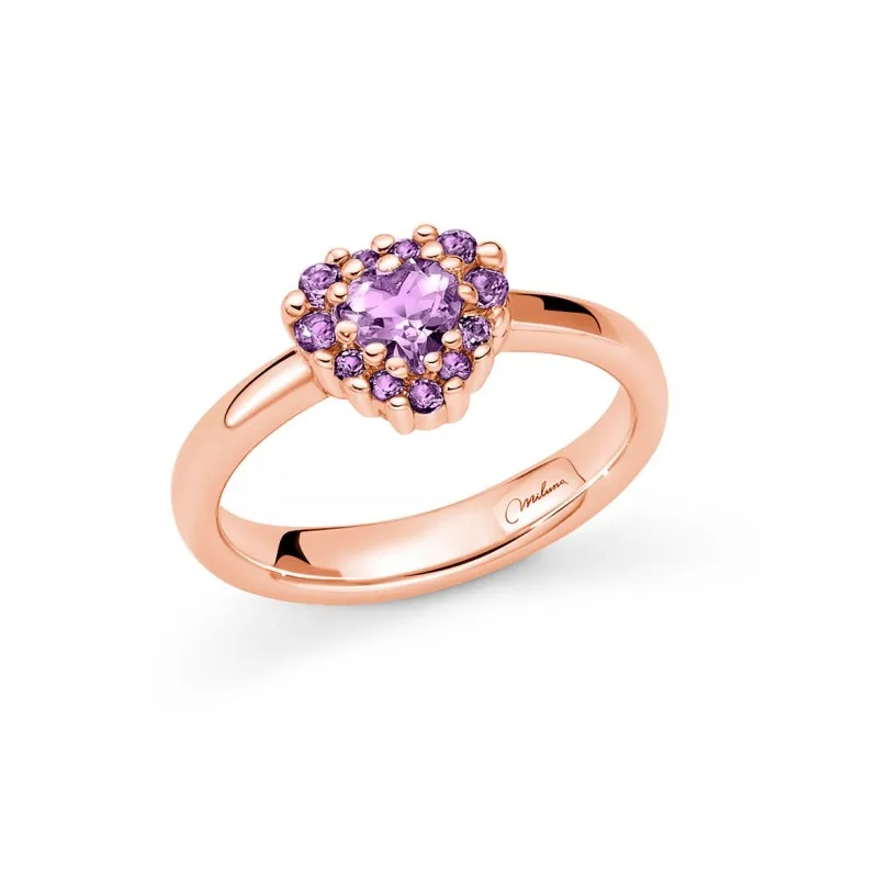 Gioielleria De Santis Anello Donna MILUNA Gemma del Cielo 925 MISURA 14