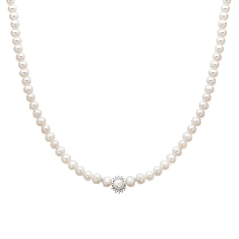 Gioielleria De Santis Collana Donna MILUNA Perle