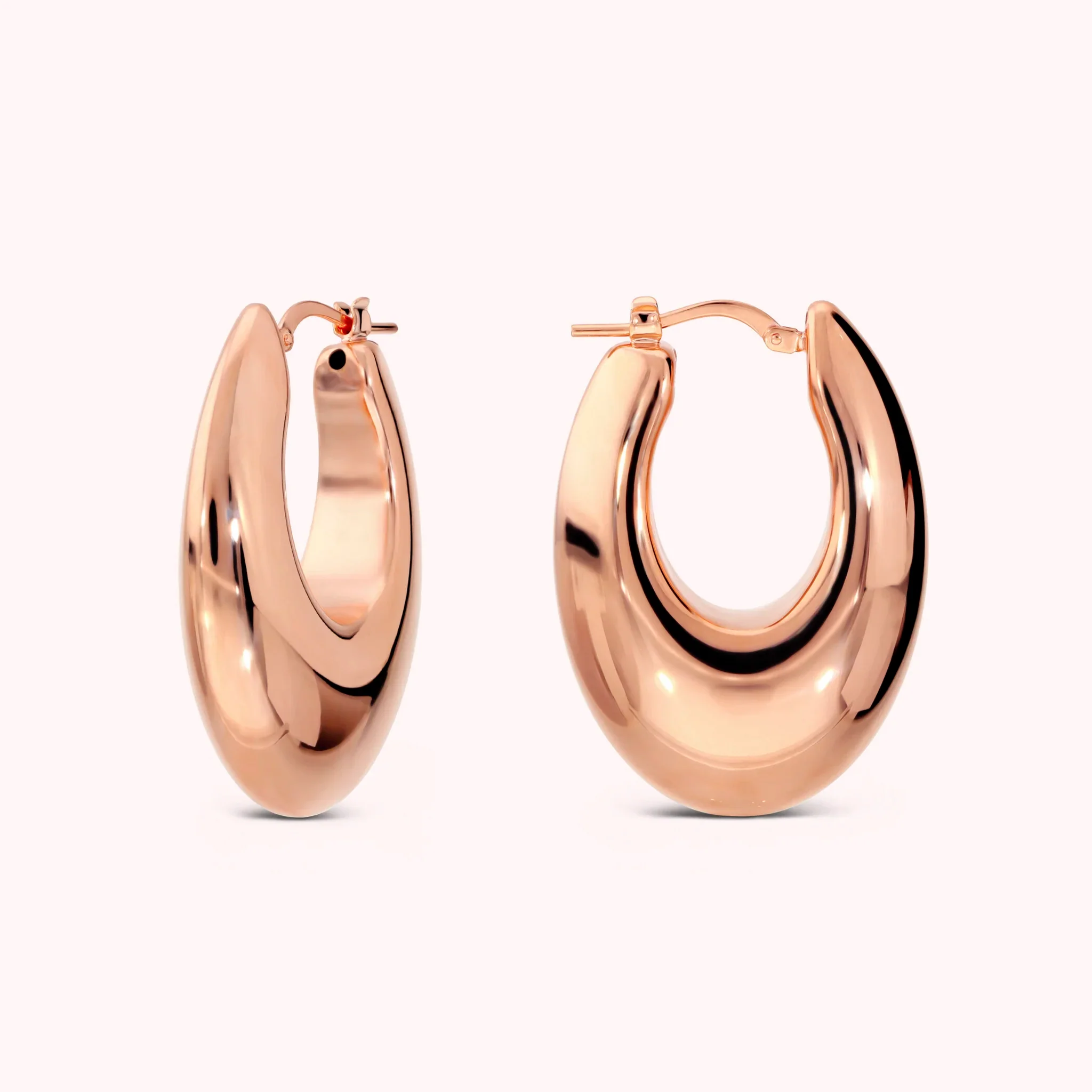 BRONZALLURE Orecchini a Cerchio Elettroformati Graduati - immagine 3