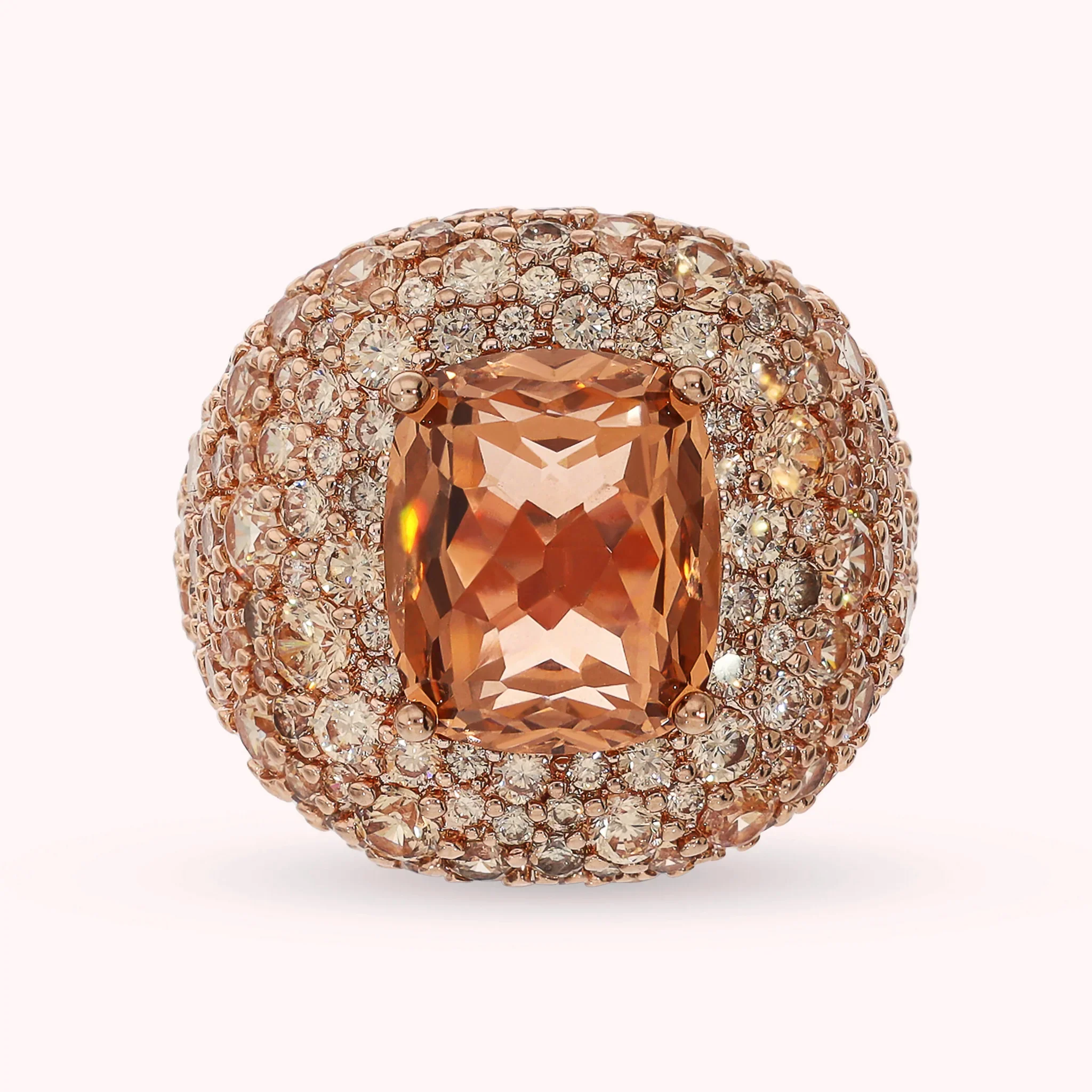 BRONZALLURE Anello Chevalier Graduato con Prisma Gem e Pavé MISURA 18 - immagine 3