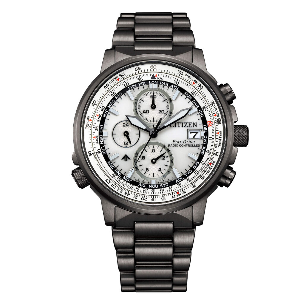 Gioielleria De Santis Citizen Collezione Radiocontrollato Crono Pilot Acciaio 41mm