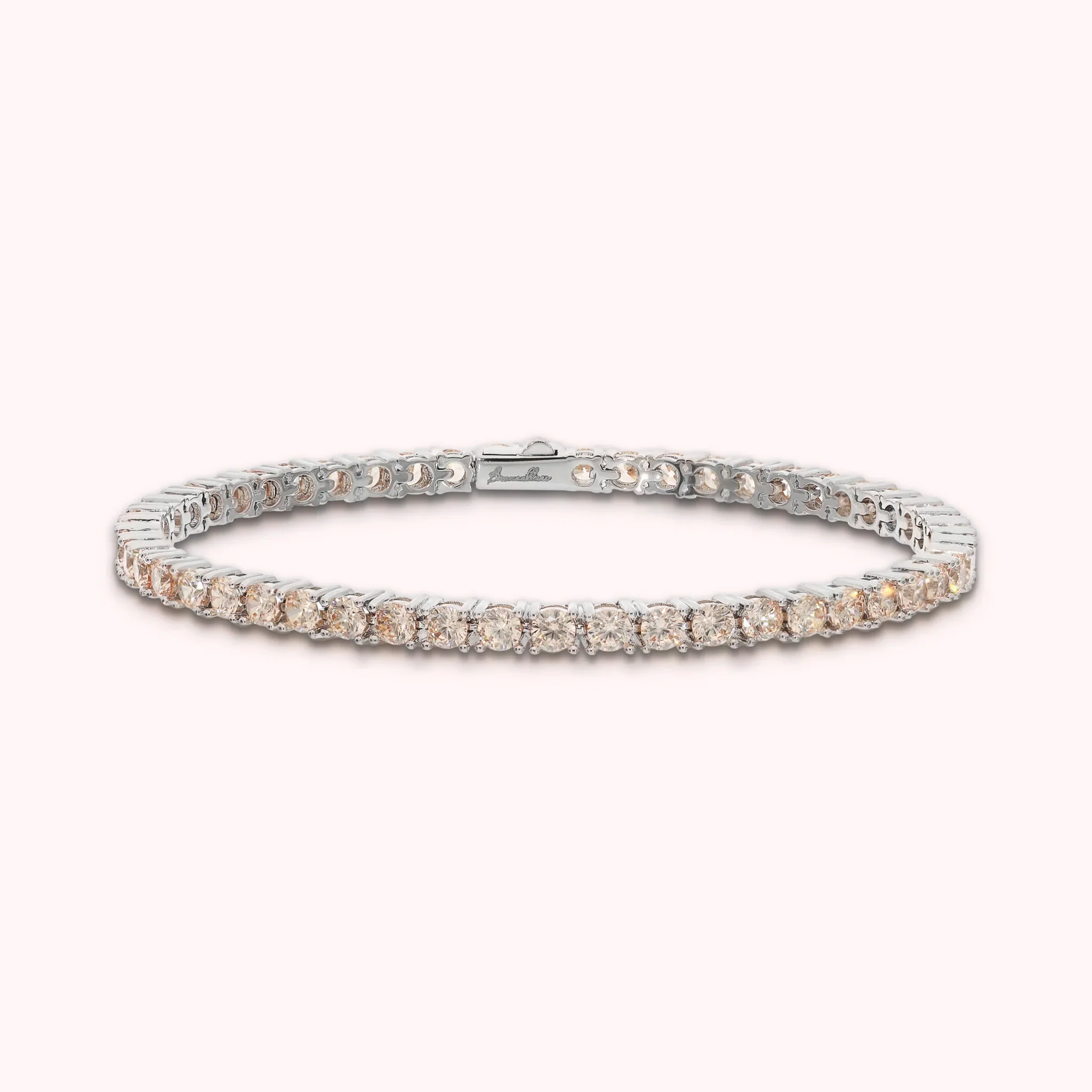 Gioielleria De Santis BRONZALLURE Bracciale Tennis Glow con Cubic Zirconia Tonde