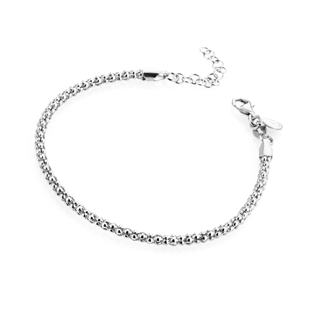 Gioielleria De Santis MARCELLO PANE Bracciale alveare – Petite Boules BIANCO