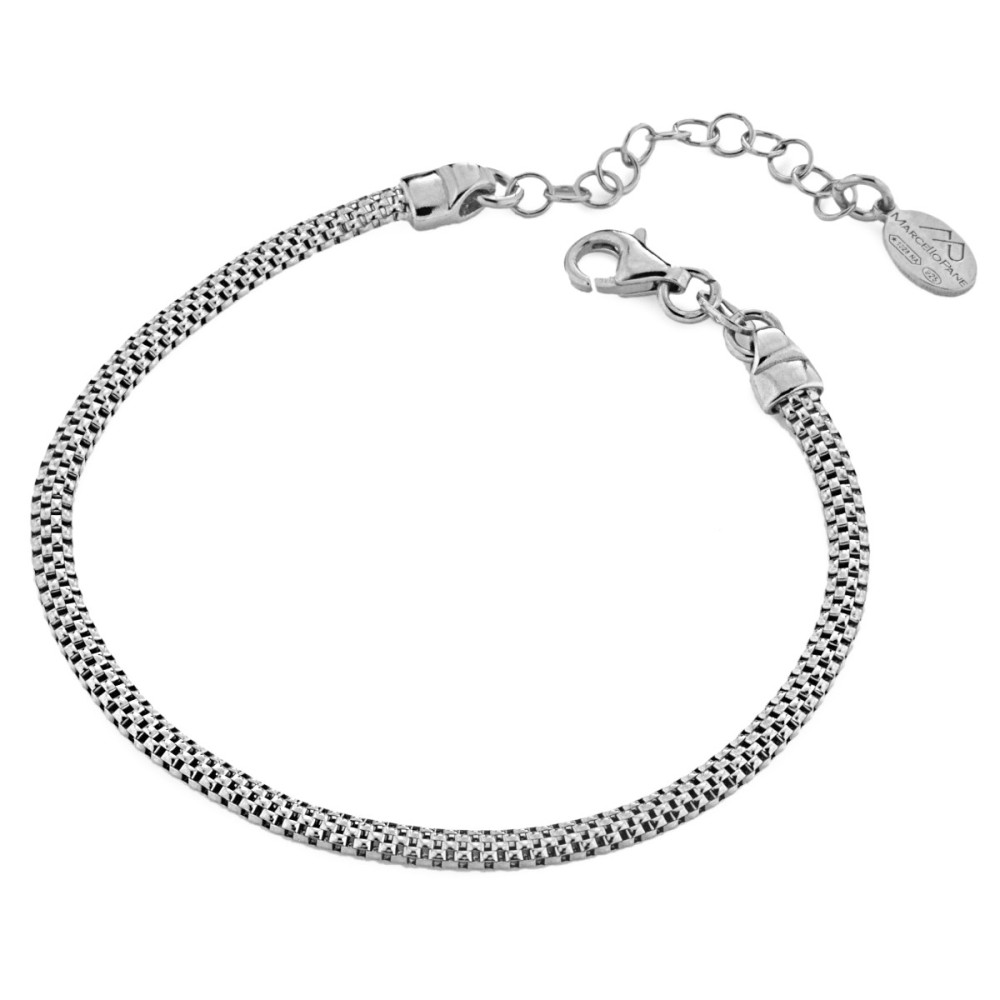 Gioielleria De Santis Marcello Pane Bracciale trama – Petite Boules BIANCO