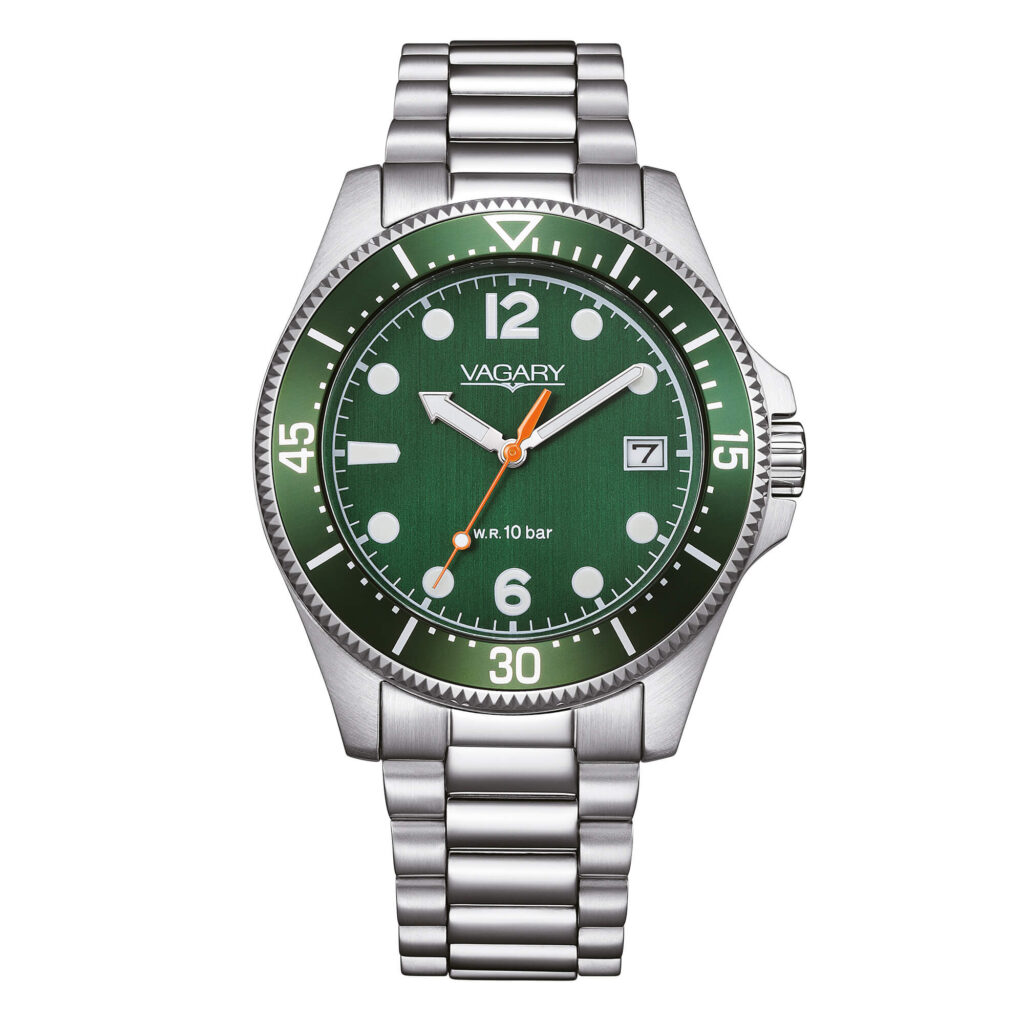 Gioielleria De Santis VAGARY  Collezione Aqua39  Solo tempo VERDE