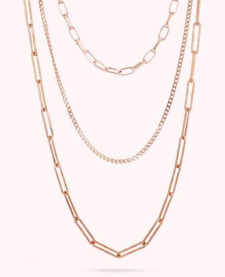 Gioielleria De Santis BRONZALLURE Collana 3 fili