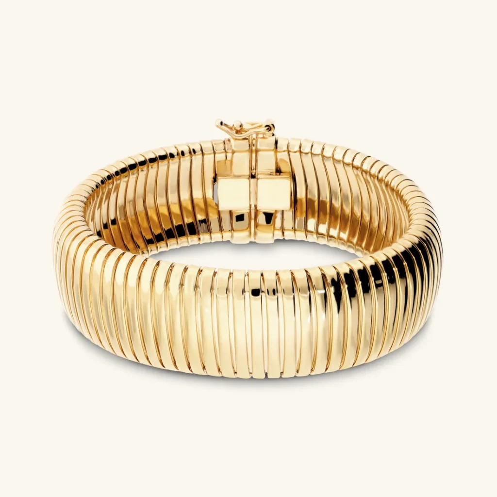 Gioielleria De Santis ETRUSCA GIOIELLI  Bracciale Maxi Maglia Tubogas