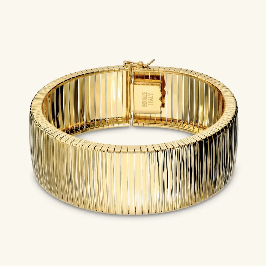 Gioielleria De Santis ETRUSCA GIOIELLI Bracciale Omega Diamantato