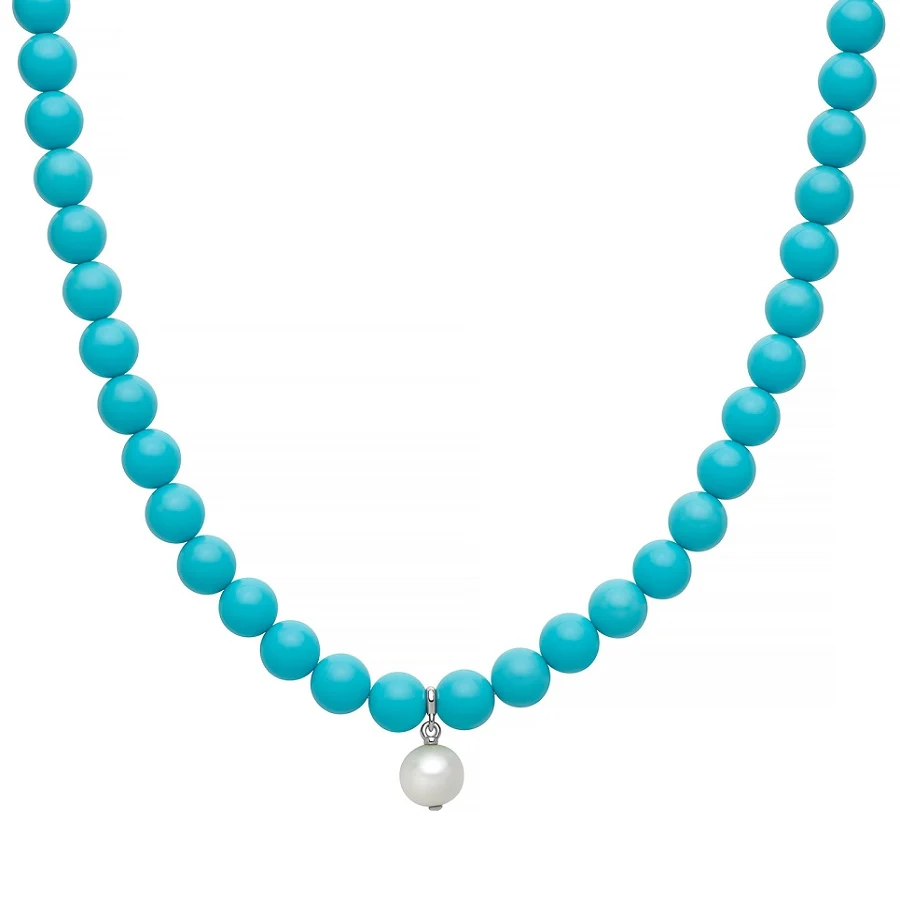 Gioielleria De Santis MILUNA Collana girocollo Terra e mare PCL6780 TURCHESE