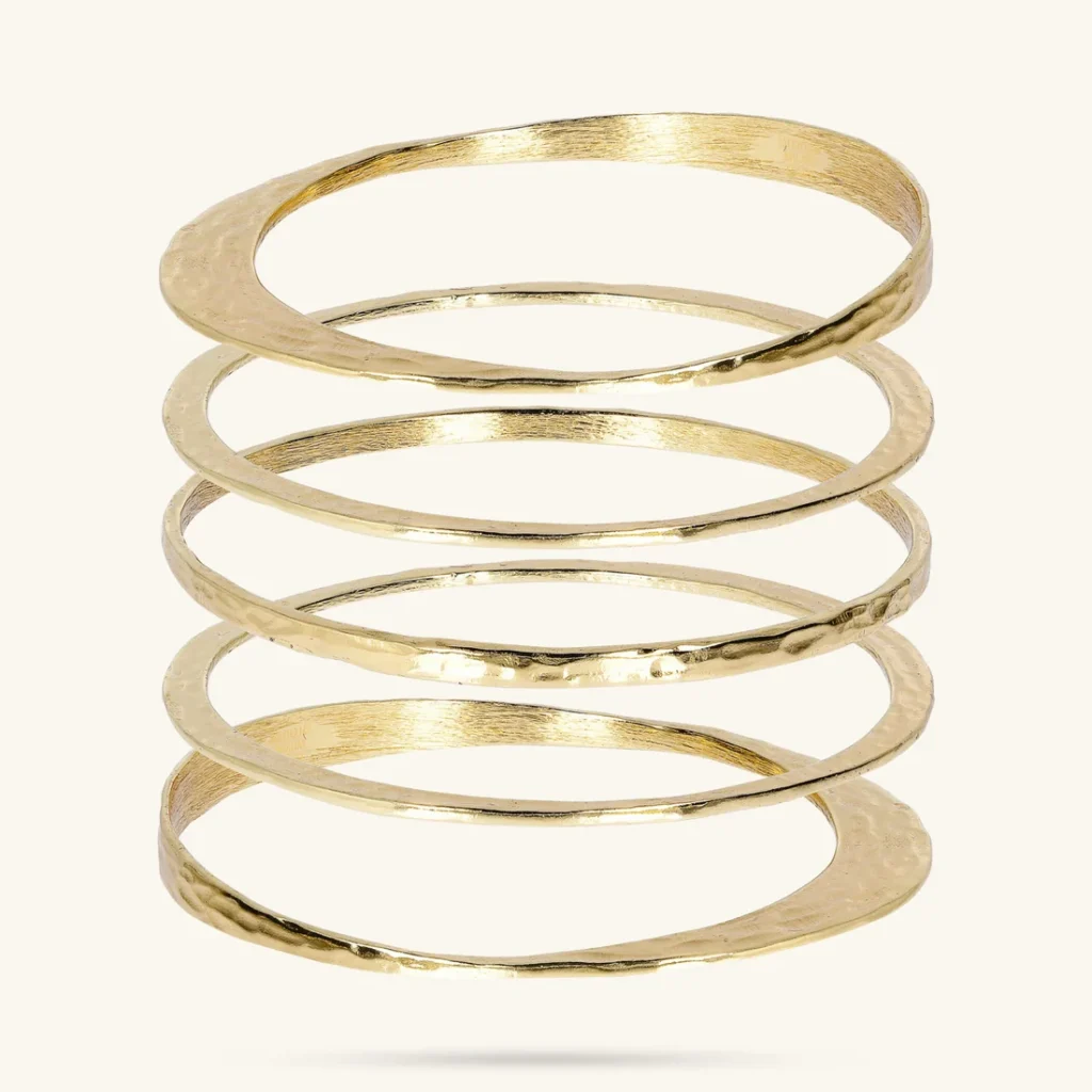 Gioielleria De Santis ETRUSCA GIOIELLI  Set Bracciali alla Schiava Martellati