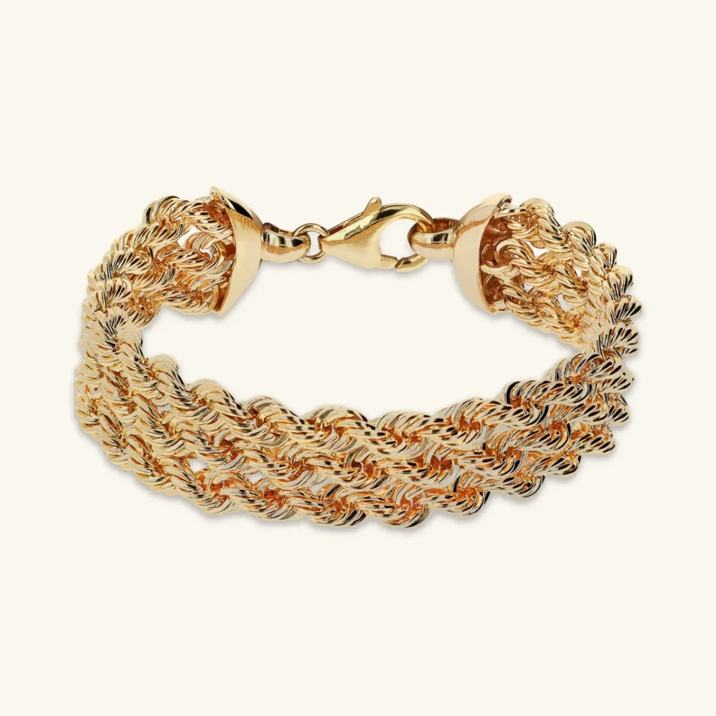 Gioielleria De Santis ETRUSCA GIOIELLI  Bracciale Multifilo Maxi Catena Corda