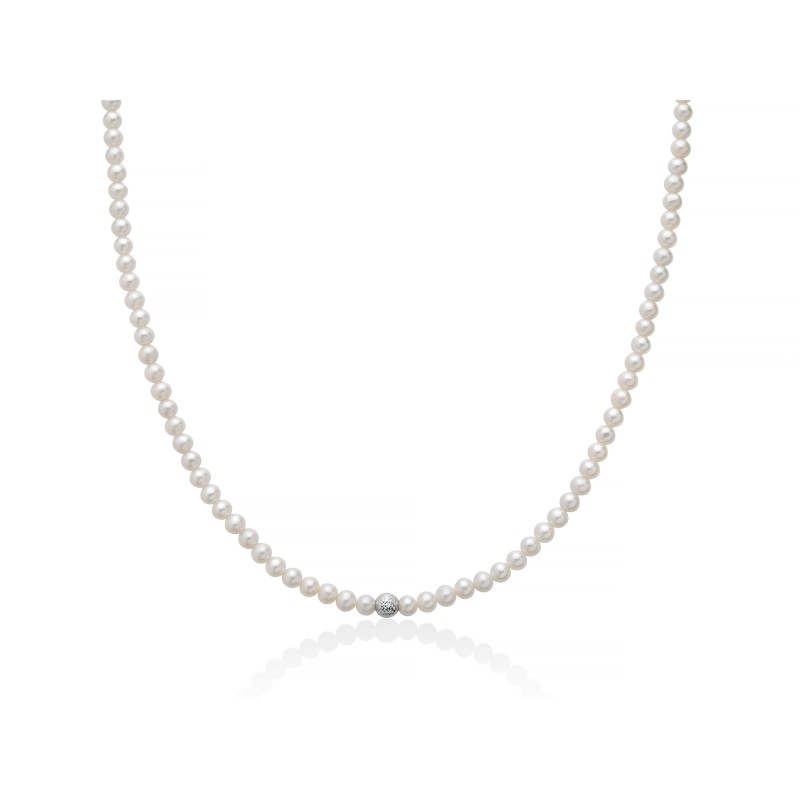 Gioielleria De Santis MILUNA  Collana Girocollo Perle MM. 4-4,5 LUNGHEZZA 40cm – PCL6747