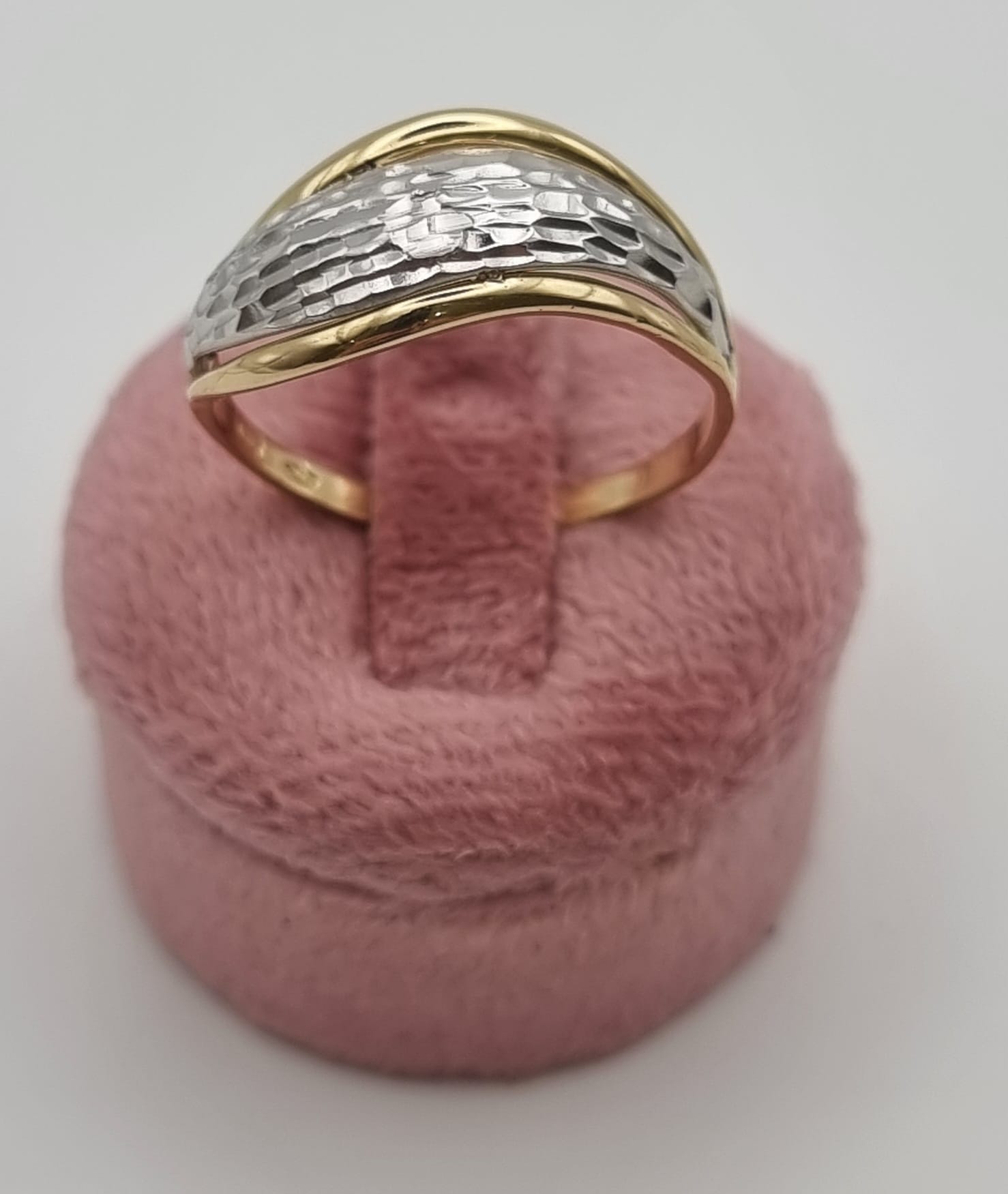Gioielleria De Santis Anello da donna in oro bianco e giallo 750 – 18 kt