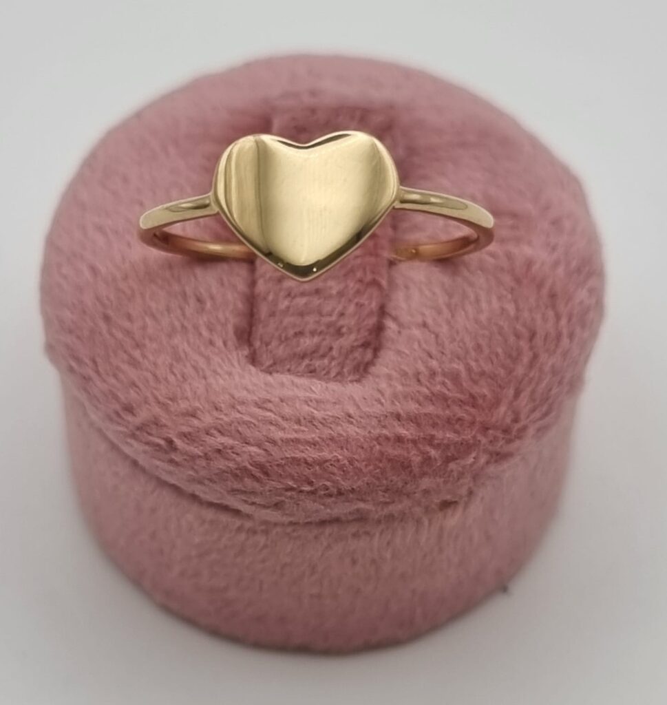 Gioielleria De Santis Anello da donna in oro giallo 750 con cuore